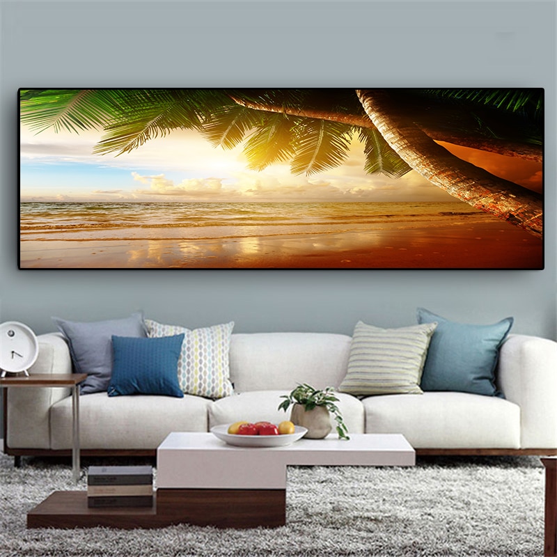 Sunsets-Natural-Sea-Beach-Coconut-Palm-Panorama-Landscape-Cuadros-Canvas-Painting-Posters-and-Prints-Wall-Art.jpg