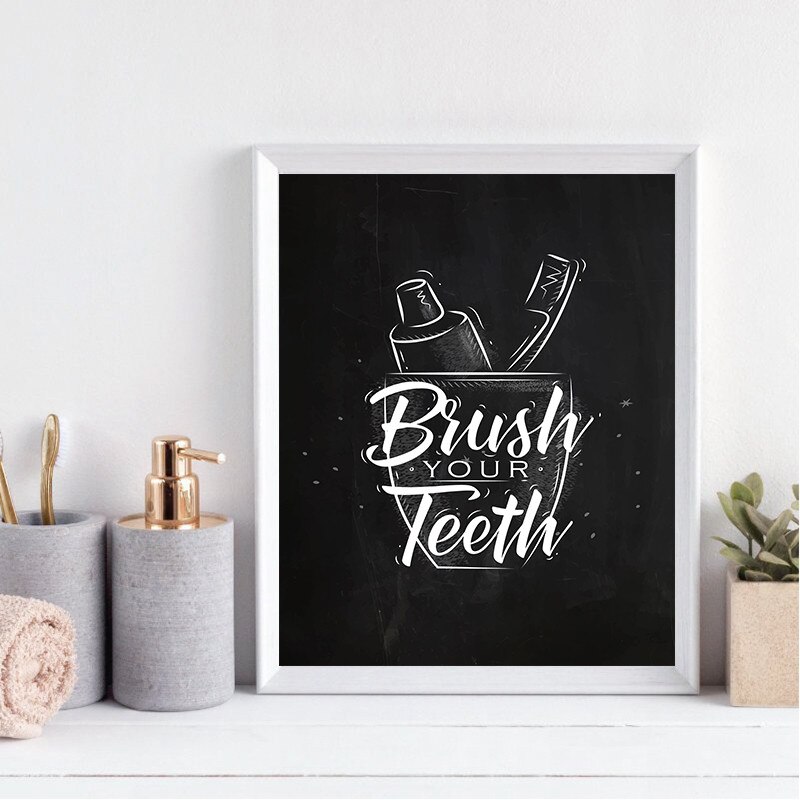 Toilet-Sign-Bathroom-Canvas-Painting-Posters-Prints-Brush-Teeth-Black-White-Quotes-Art-Decorative-Pictures-Bathroom-2.jpg