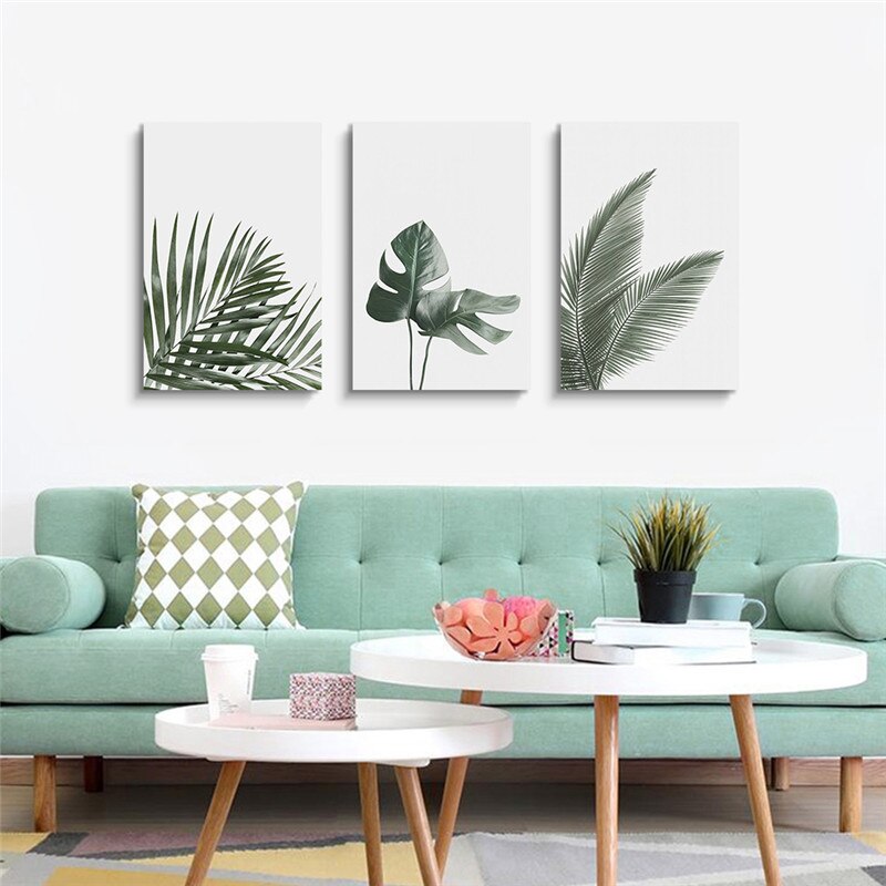 Tropical-Leaf-Set-of-Prints-Tropical-Wall-Art-Monstera-Leaves-Wall-Poster-Palm-Plant-Canvas-Painting-3.jpg