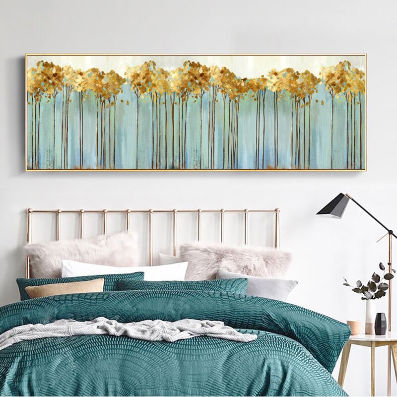 Turquoise-Posters-and-Prints-Wall-Art-Canvas-Painting-Abstract-Golden-Trees-Wall-Art-Pictures-for-Living-1.jpg