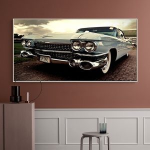Vintage Classical Car Wall Posters And Prints Realist Classic Cars Wall Art Canvas Landscape Cuadros Pictures For Living Room