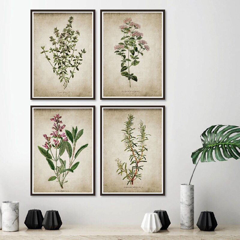 Vintage-Poster-Herb-Art-Prints-Oregano-Rosemary-Sage-Thyme-Canvas-Painting-Rustic-Art-Wall-Picture-Farmhouse.jpg