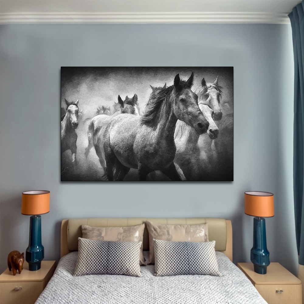 Wall-Art-Animal-Gray-Canvas-Painting-Horse-Racing-Black-and-White-Picture-Canvas-Poster-cuadros-decoracion-2.jpg