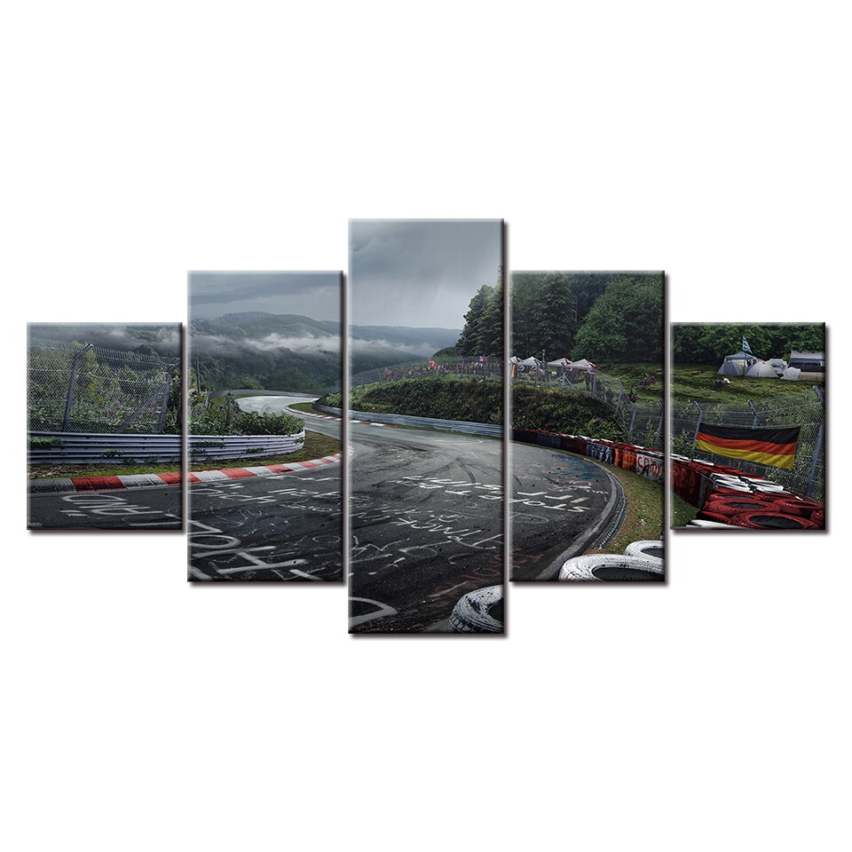 Wall-Art-Home-Decorative-Modern-Popular-Modular-5-Piece-Style-Large-Poster-Canvas-Print-Nurburgring-Rally-4.jpg