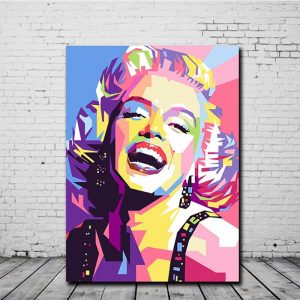 Wall Home Decoration Canvas Art Painting HD Printed Actress Marilyn Monroe Modular Pictures Nordic Style Poster For Living Room
