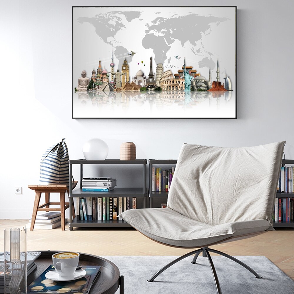 World-Famous-Building-Wall-Art-Canvas-Painting-Posters-and-Prints-World-Tourist-Attraction-Map-Modern-Pictures-2.jpg