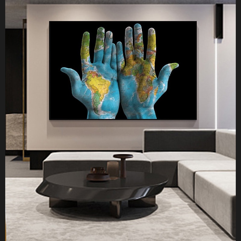 World-Maps-Draw-In-Hands-Modular-Canvas-Painting-Graffiti-Art-Posters-Modern-Wall-Art-Picture-for.jpg