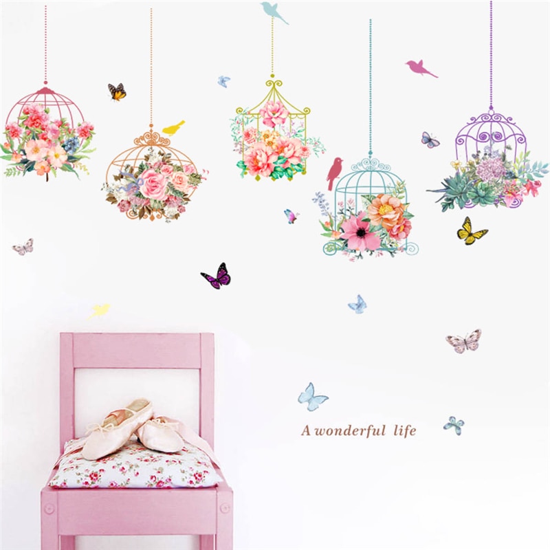 colorful-garden-plants-flower-wall-stickers-for-kids-rooms-home-decor-3d-vivid-wall-decals-pvc-3.jpg