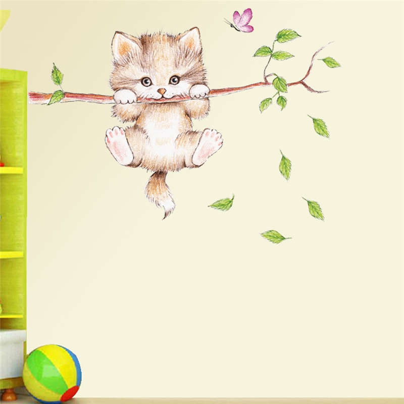cute-cat-butterfly-tree-branch-wall-stickers-for-kids-rooms-home-decoration-cartoon-animal-wall-decals-2.jpg