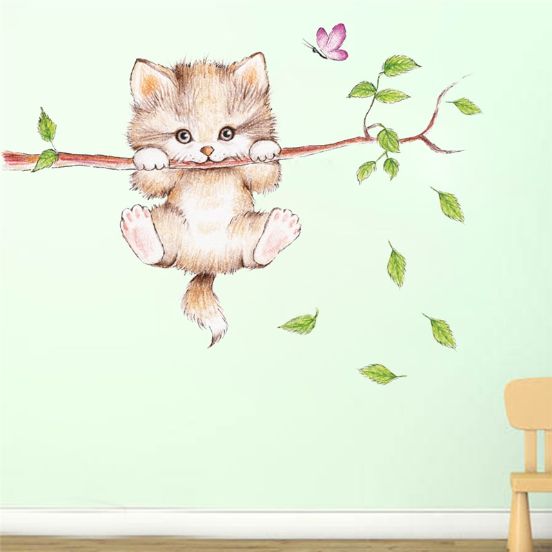 cute-cat-butterfly-tree-branch-wall-stickers-for-kids-rooms-home-decoration-cartoon-animal-wall-decals-3.jpg