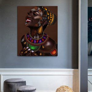 wall art women paintings canvas african art portrait poster print wall pictures for living room decoracion hogar moderno