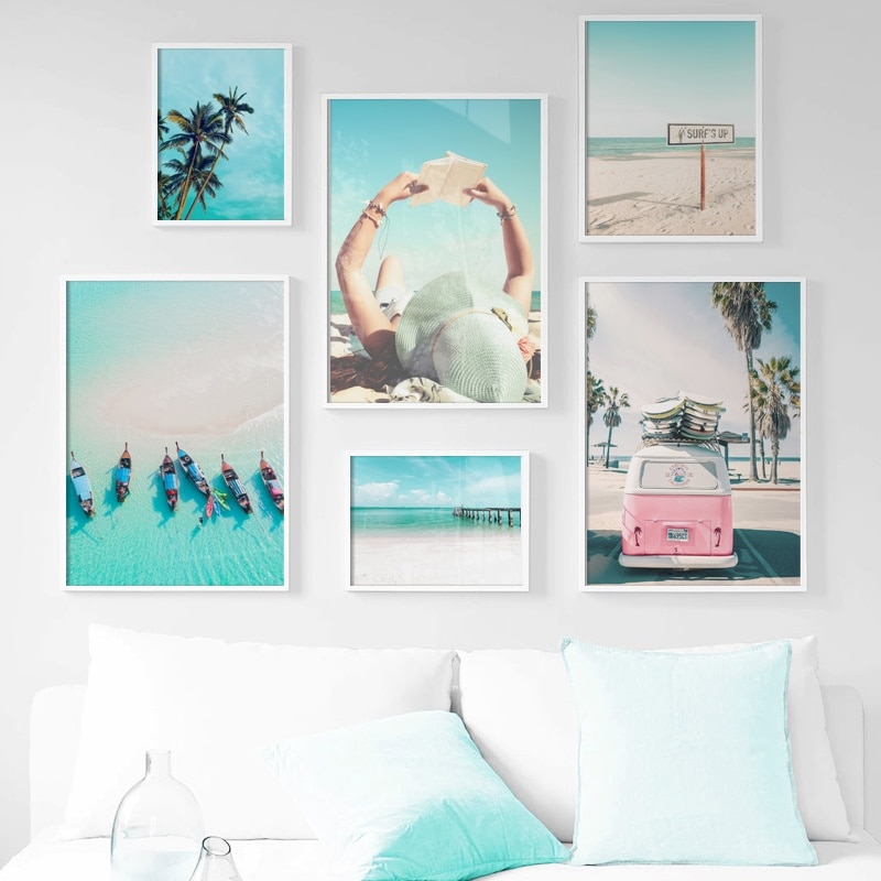 Beach-Car-Boat-Bridge-Wall-Art-Canvas-Painting-Nordic-Posters-And-Prints-Wall-Pictures-For-Living-1.jpg