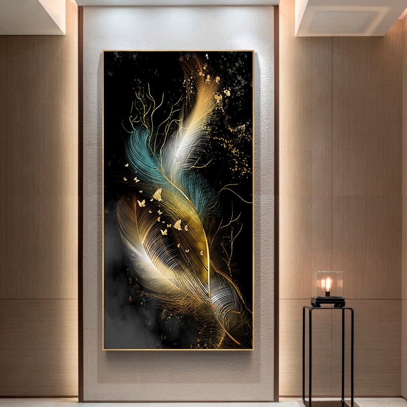 Yellow Feathers Art: Canvas Prints, Frames & Posters