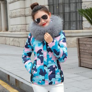 Fake fur collar Parka down cotton jacket 2020 Winter Jacket Women thick Snow Wear Coat Lady Clothing Female Jackets Parkas