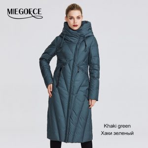 MIEGOFCE 2020 New Collection Women Coat With a Resistant  Windproof Collar Women Parka Very Stylish Women's Winter Jacket