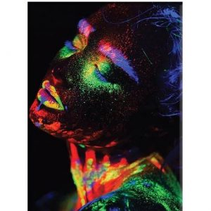 Fashion Modern Woman Indian Canvas Prints Painting Black Girl Makeup Posters and Prints Scandinan Picture for Living Room Decor 1