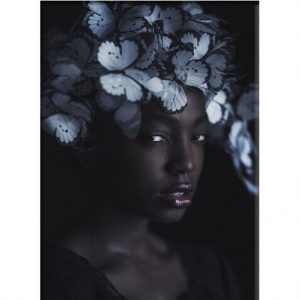 Fashion Modern Woman Indian Canvas Prints Painting Black Girl Makeup Posters and Prints Scandinan Picture for Living Room Decor 5