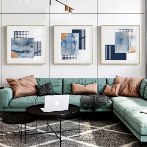 Geometric Abstract Picture Wall Art Canvas Painting Nordic Posters and Prints Wall Pictures for Living room Modern Home Decor