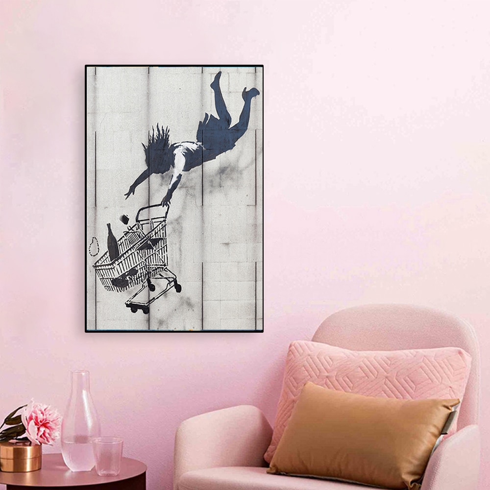 Modern-Fashion-Canvas-Painting-Shopping-Cart-and-Girl-Picture-Wall-Art-Posters-and-Printing-Scandinan-for-1.jpg