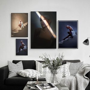 Modern Fashion Music Star Posters And Prints Canvas Painting Wall Art Nordic Figure Pictures For Living Room Home Decor Unframed