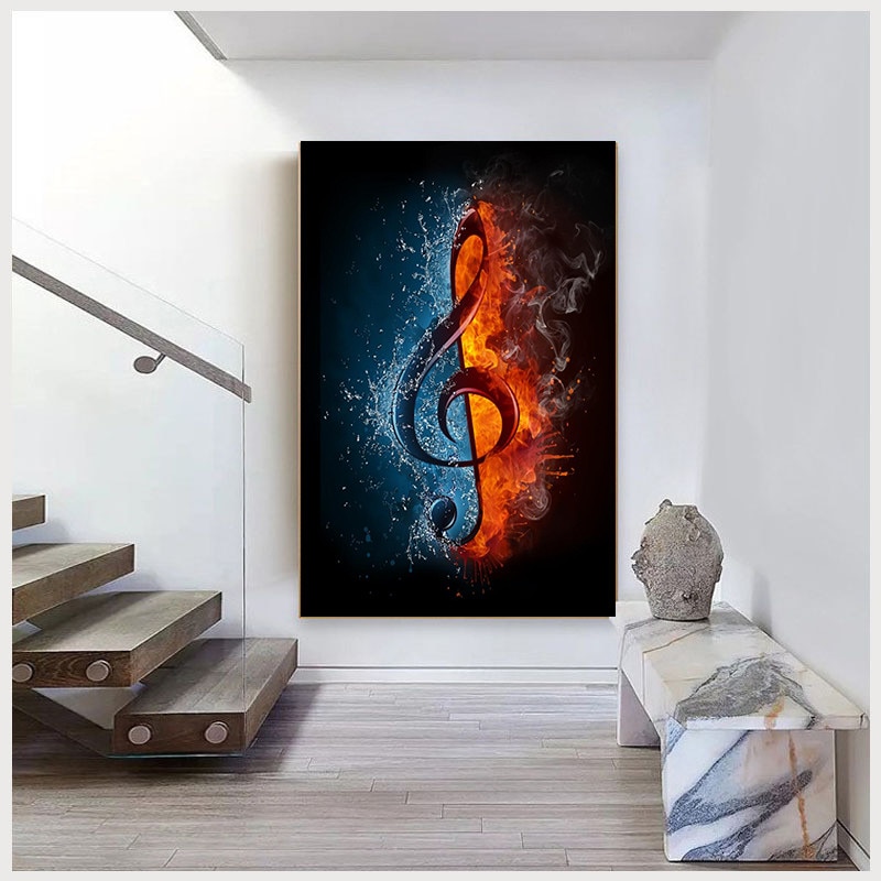 Abstract-Water-and-Fire-Music-Note-Canvas-Painting-on-The-Wall-Posters-and-Prints-Modern-Pictures-1.jpg