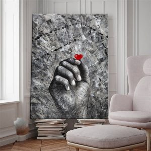 Nordic Abstract Graffiti Wall Canvas Painting Home Decor Peace and Love for Bedroom Home Decoration Graffiti Canvas Painting