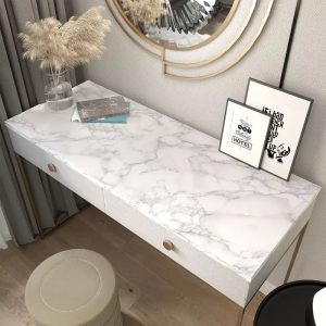 Oil-proof Marble Wall Sticker Paper Waterproof PVC Wallpapers Self Adhesive Kitchen Bedroom Living Room TV Background Decoration MGY