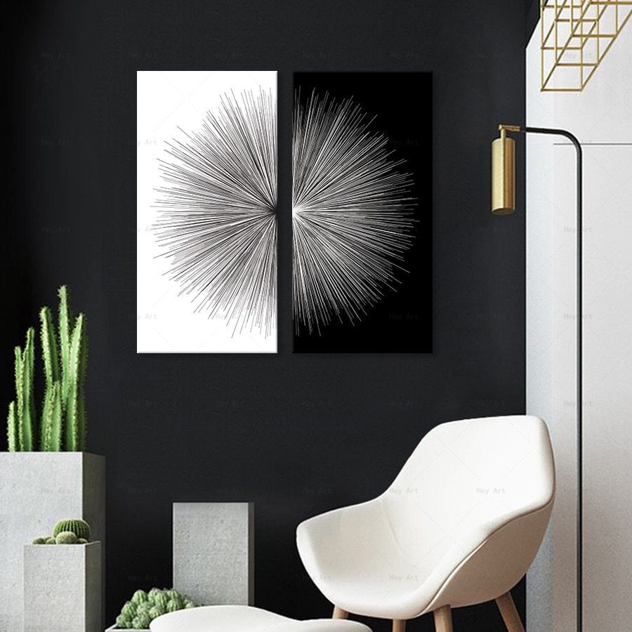 Posters-Canvas-Painting-Prints-2-Piece-Abstract-Wall-Art-Lines-Stripes-Black-and-White-Rays-Pictures-3.jpg