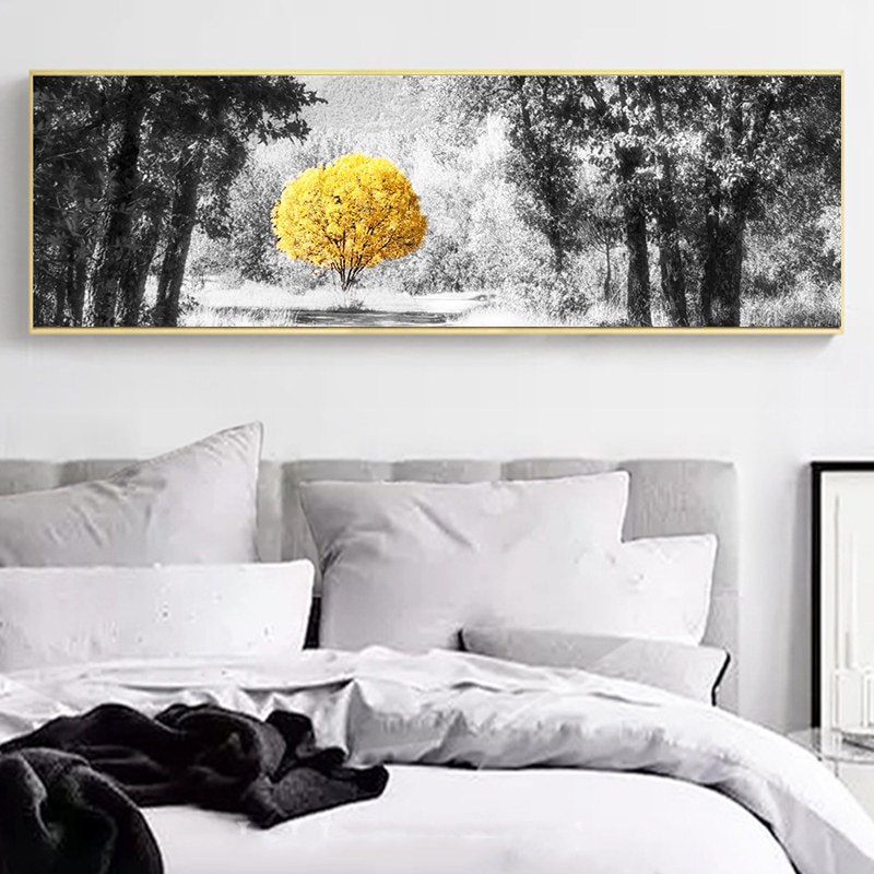 Nordic-Poster-Black-and-White-Wall-Art-Canvas-Yellow-Bridge-Stone-Tree-Painting-Modern-Minimalist-Wall-3.jpg