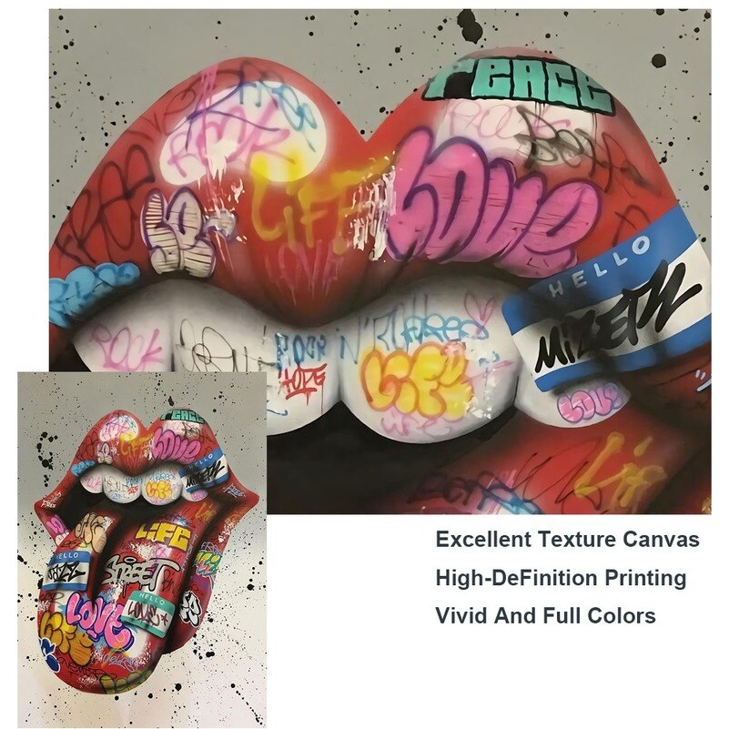 Home-Decor-Graffiti-Art-Wall-Paintings-Print-Cuadros-On-Canvas-Tongue-Street-Art-Abstract-Posters-Prints-4.jpg
