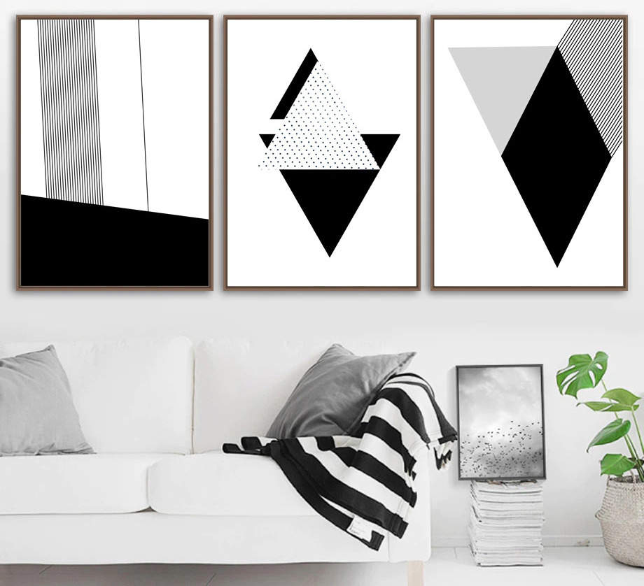 Geometry-Wall-Art-Print-Black-White-Posters