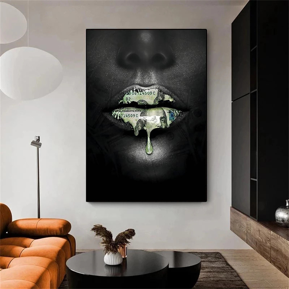 Sexy-African-Woman-Lips-Canvas-Art-Posters-And-Prints-Money-Graffiti-Art-Wall-Painting-Pictures-For-4.jpg