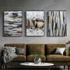 Nordic Golden and Gray Geometric Abstract Art Canvas Painting Posters and  Prints Wall Art Pictures for Living Room Home Decor – Nordic Wall Decor