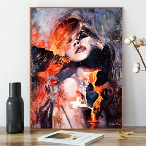Banksy Portrait Art Canvas Print Girl Posters Prints Canvas Painting Wall Art Pictures For Living Room Decor Home Decor Cuadros