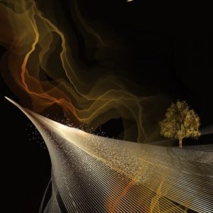 Entrance Painting Golden Leaf Feather Poster Wall Art For Living Room Abstract Luxury Pictures Modern Home Decor Canvas Prints Golden E