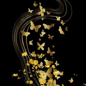 Entrance Painting Golden Leaf Feather Poster Wall Art For Living Room Abstract Luxury Pictures Modern Home Decor Canvas Prints Golden S