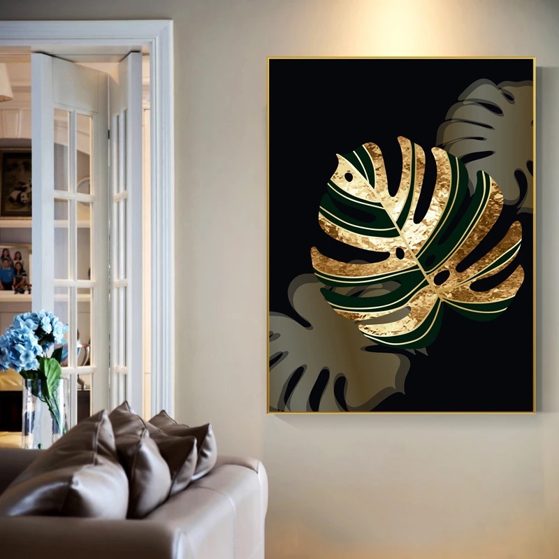 Nordic-Black-Golden-Leaves-Canvas-Print-Painting-on-The-Wall-Art-Posters-Modern-Abstract-Pictures-for-4.jpg