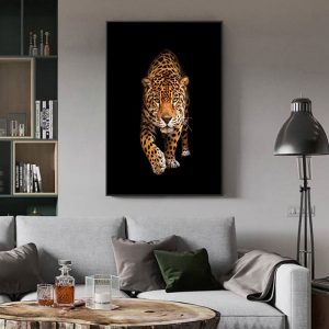 1 Pieces Wild Animals Leopard Modern Home Decor Wall Pictures For Living Room HD Print On Canvas Oil Paintings Bedroom Artworks