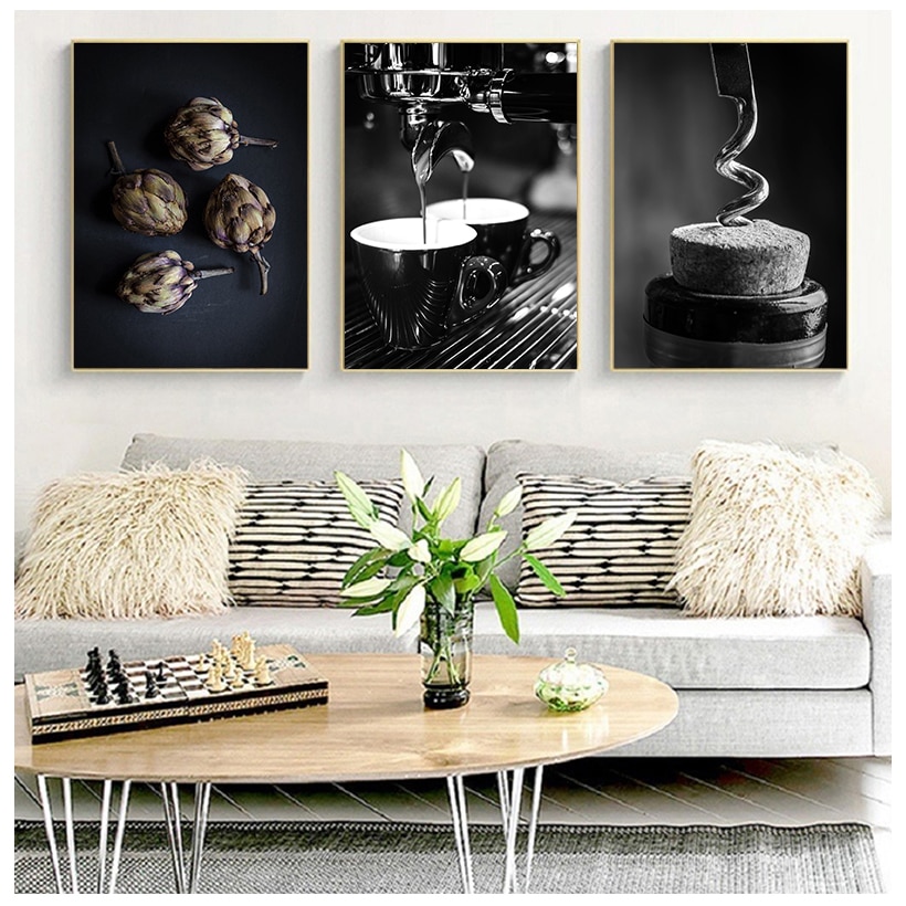 Coffee-Wine-Bead-Poster-Black-White-Food-Drink-Kitchen-Wall-Art-Print-Simple-Canvas-Painting-Picture-1.jpg