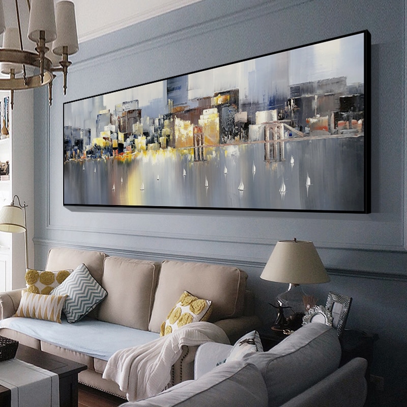 Hand-painted-urban-architecture-landscape-oil-painting-modern-art-canvas-wall-poster-image-living-room-home-4.jpg