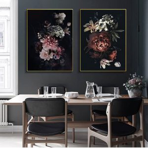 Peony Canvas Painting Wall Art Flower Posters And Prints Nordico Art Poster Modern Home Pictures Minimalist Wall Decoration