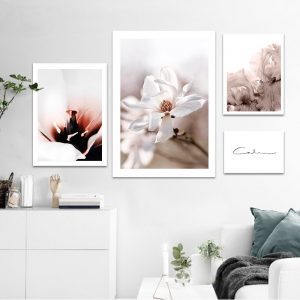 Scandinavian Flower Plant Canvas Painting Botanical Floral Nordic Poster Abstract Print Wall Art Picture Modern Home Room Decor