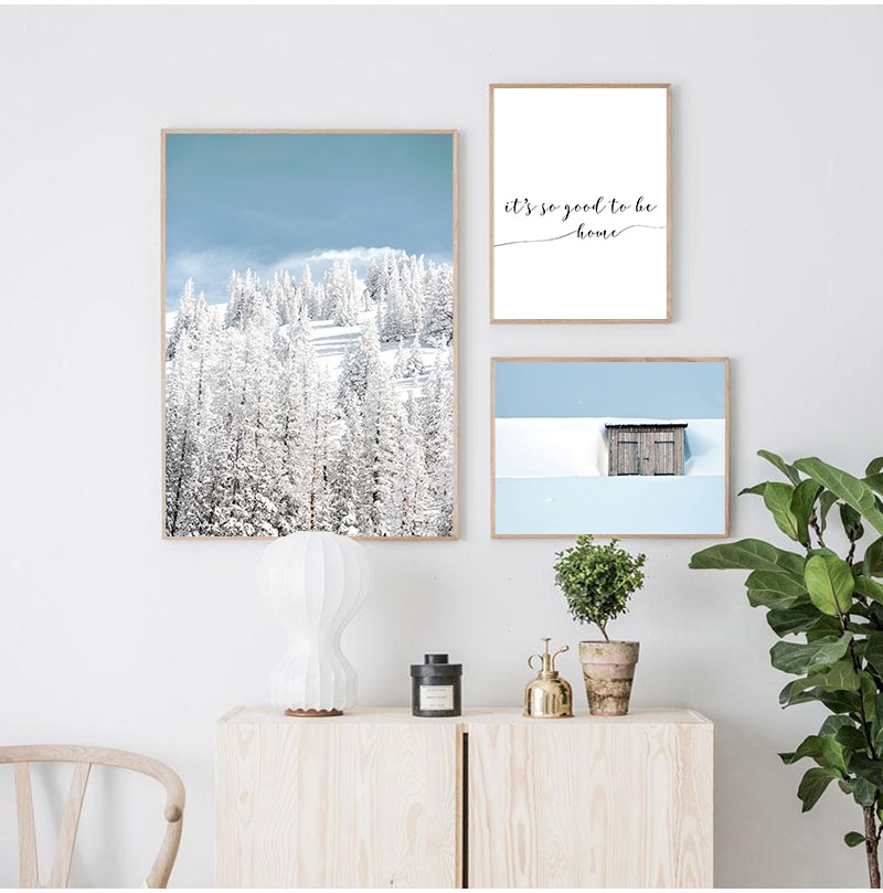 Winter-Snow-Forest-Plant-Animal-Landscape-Canvas-Painting-Nordic-Cow-Wooden-House-Posters-and-Prints-Wall-2.jpg