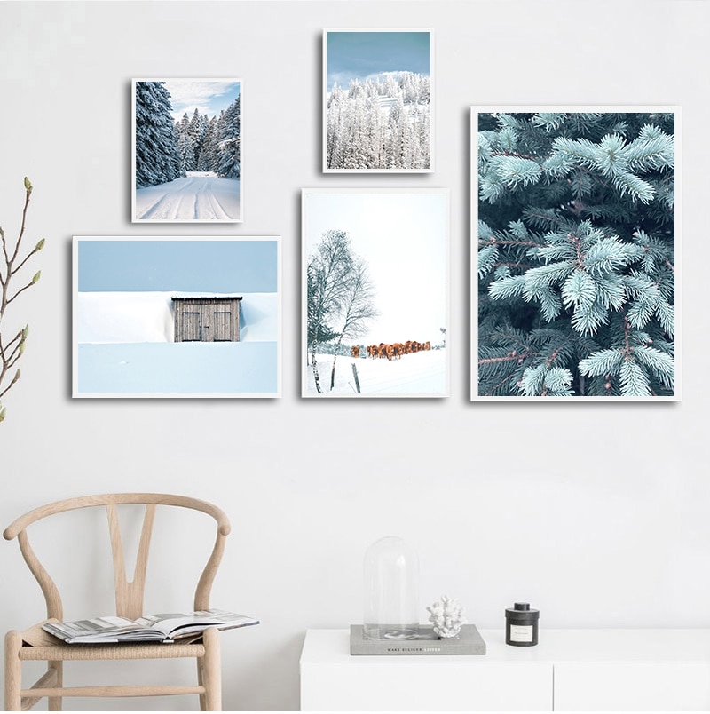 Winter-Snow-Forest-Plant-Animal-Landscape-Canvas-Painting-Nordic-Cow-Wooden-House-Posters-and-Prints-Wall.jpg