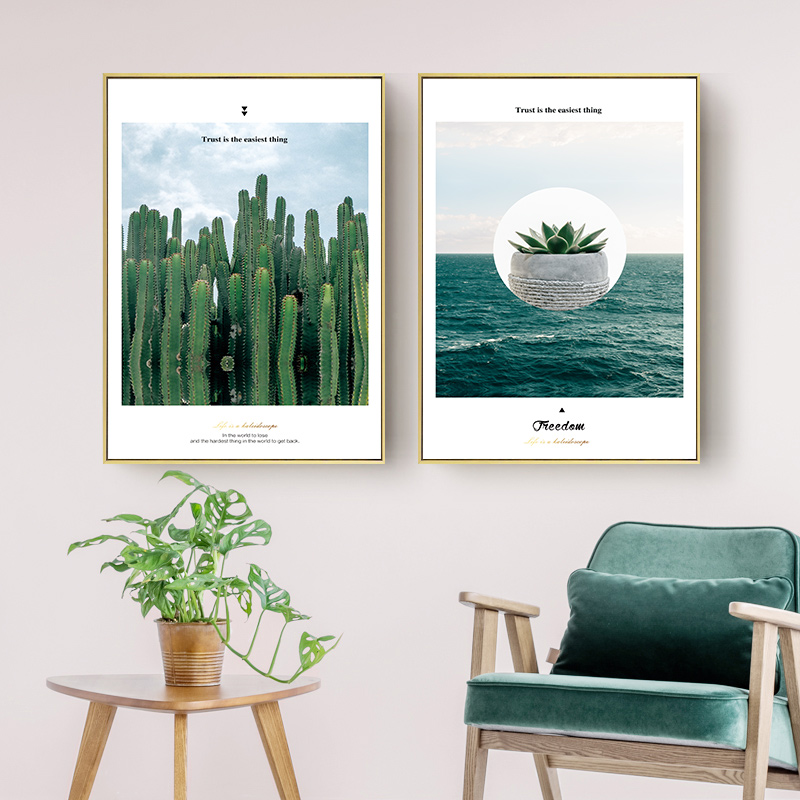 Nordic-Decoration-Green-Leaf-Plant-Wall-Art-Canvas-Painting-Ocean-Poster-Cactus-print-Decorative-Picture-Living-2.jpg
