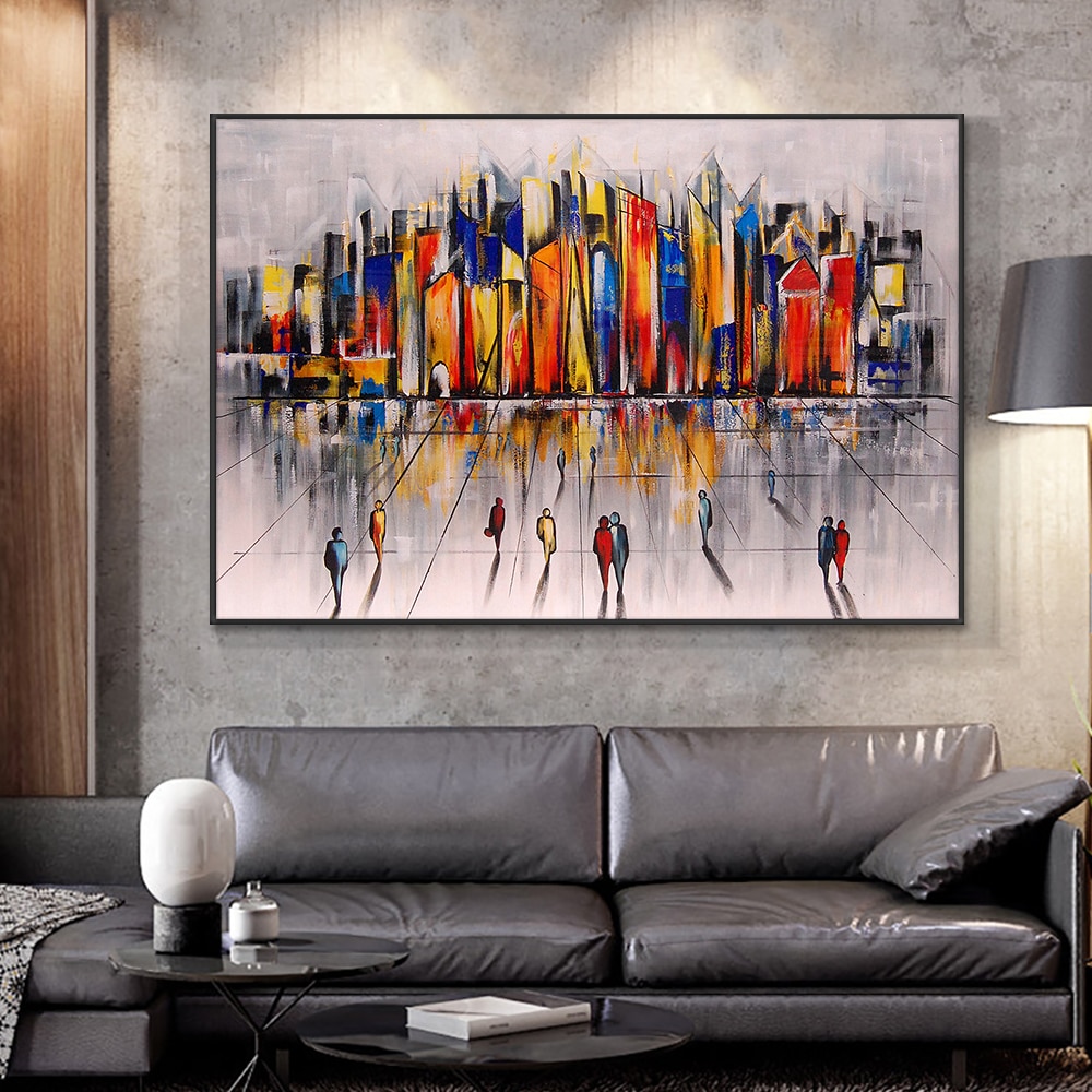 Abstract-Colorful-Building-Oil-Painting-On-Canvas-100-Hand-Painted-Modern-Wall-Art-Pictures-For-Living-4.jpg