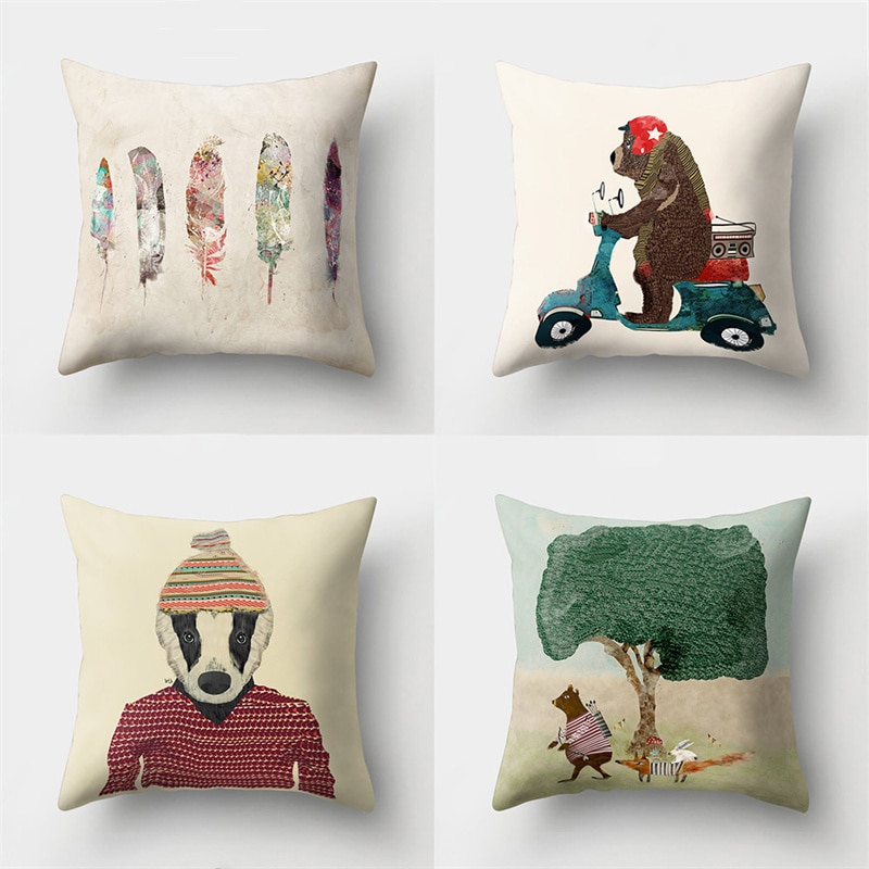 45x45cm-Minimalist-Spring-Tree-Landscape-Pillow-Cover-Bear-Penguin-Cartoon-Animal-Pillowcase-Bedroom-Yoga-Cushion-Home-1.jpg