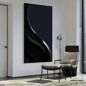 Nordic Minimalist Abstract Art Black Gold Canvas Poster Wall Art Canvas Painting Picture Art Print for Living Room Home Decor