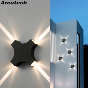 12W LED Wall Lamp Spotlight Lighting Device Outdoor Waterproof Lamp Indoor Corridor Bedroom Wall Light Sconce NR-274