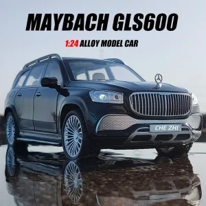 1:24 Mercedes Benz Maybach GLS600 Simulation Alloy Model Car SUV Diecast Metal Toy Car Collection Children Gifts Toys For Kids